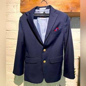Izod boys navy blazer